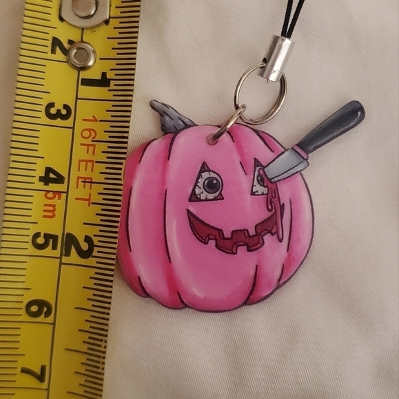 4/$15 🎃 Halloween Pumpkin Phone Charm 🎃 - Picture 4 of 4